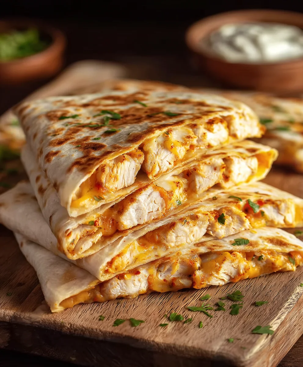 Copycat Taco Bell Chicken Quesadilla - Easy Recipe