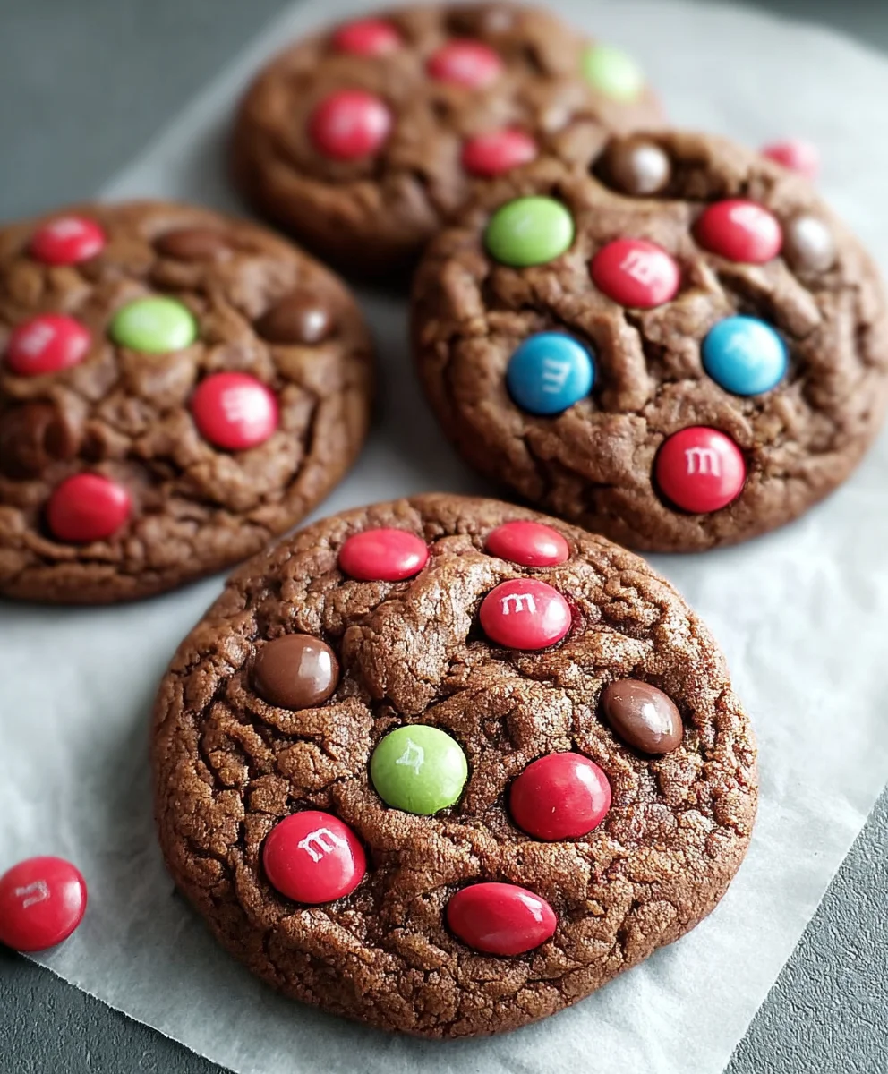 Delicious Chocolate M&M Cookies Recipe