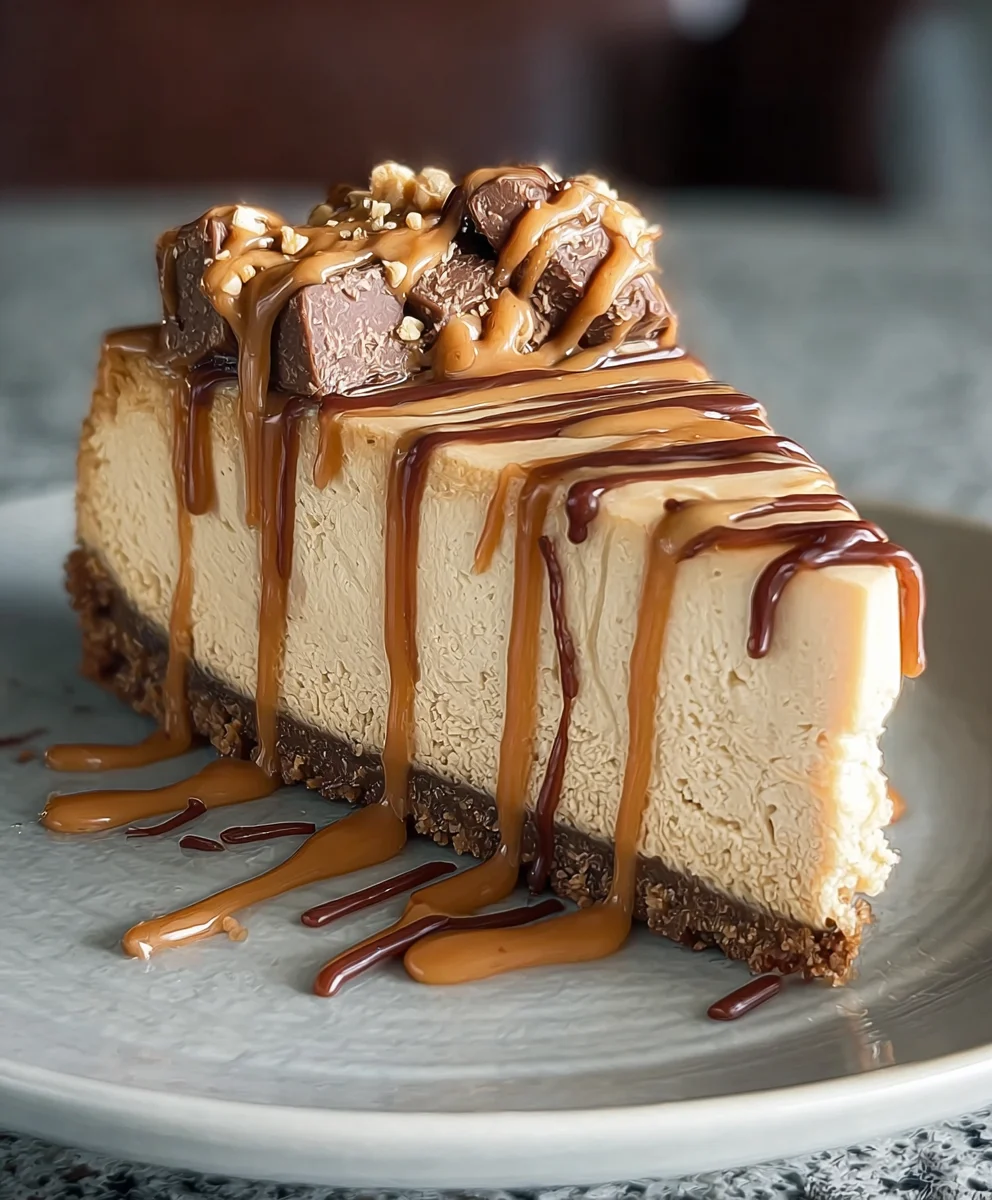 Creamy Peanut Butter Cheesecake-Easy Dessert Recipe