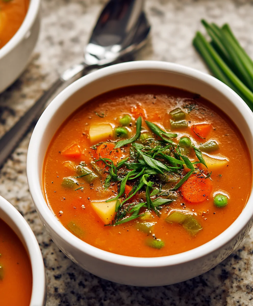 Easy Vegetable Soup Recipe- Quick & Hearty Comfort Food