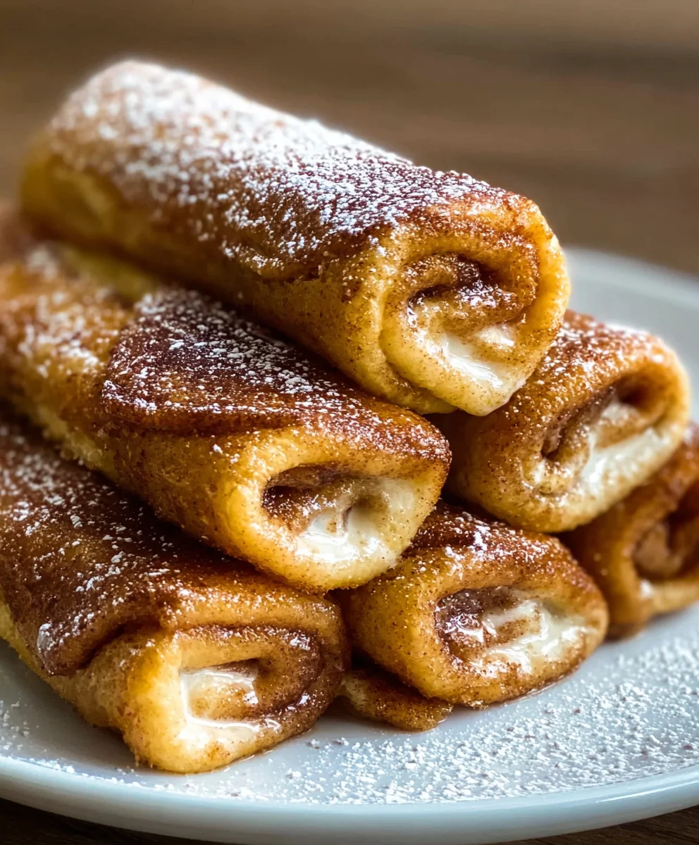 Cinnamon Roll French Toast Roll-Ups - Easy Breakfast Treat