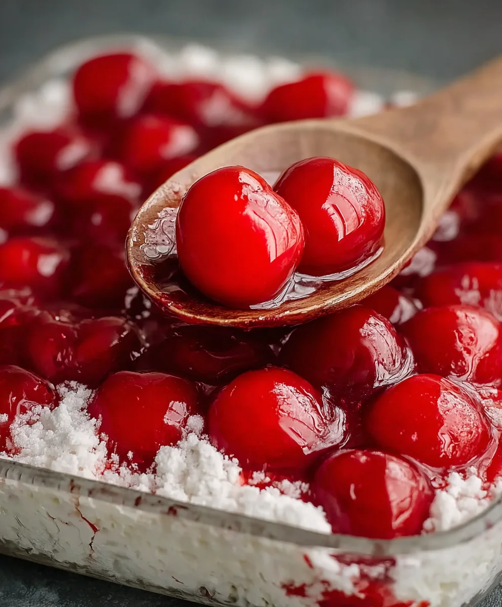 Cherries in the Snow Dessert Recipe-Easy & Elegant