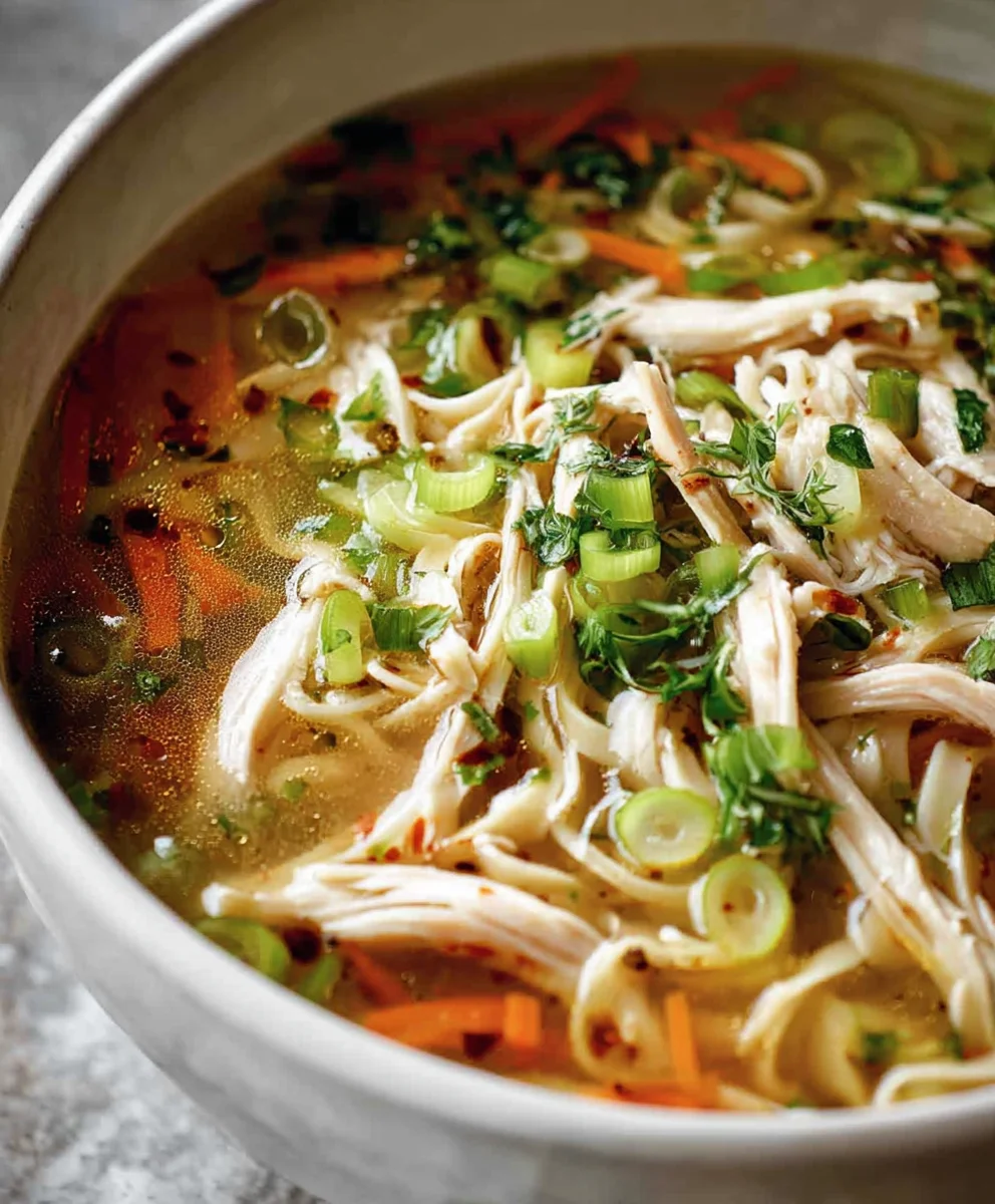 Aromatic Chicken Noodle Soup - Alrightwithme