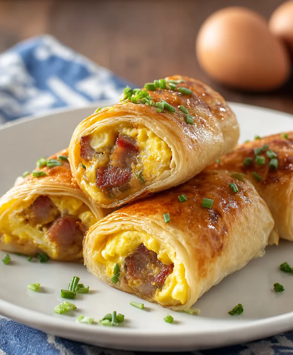 Beef Egg Breakfast Roll Ups Quick Easy