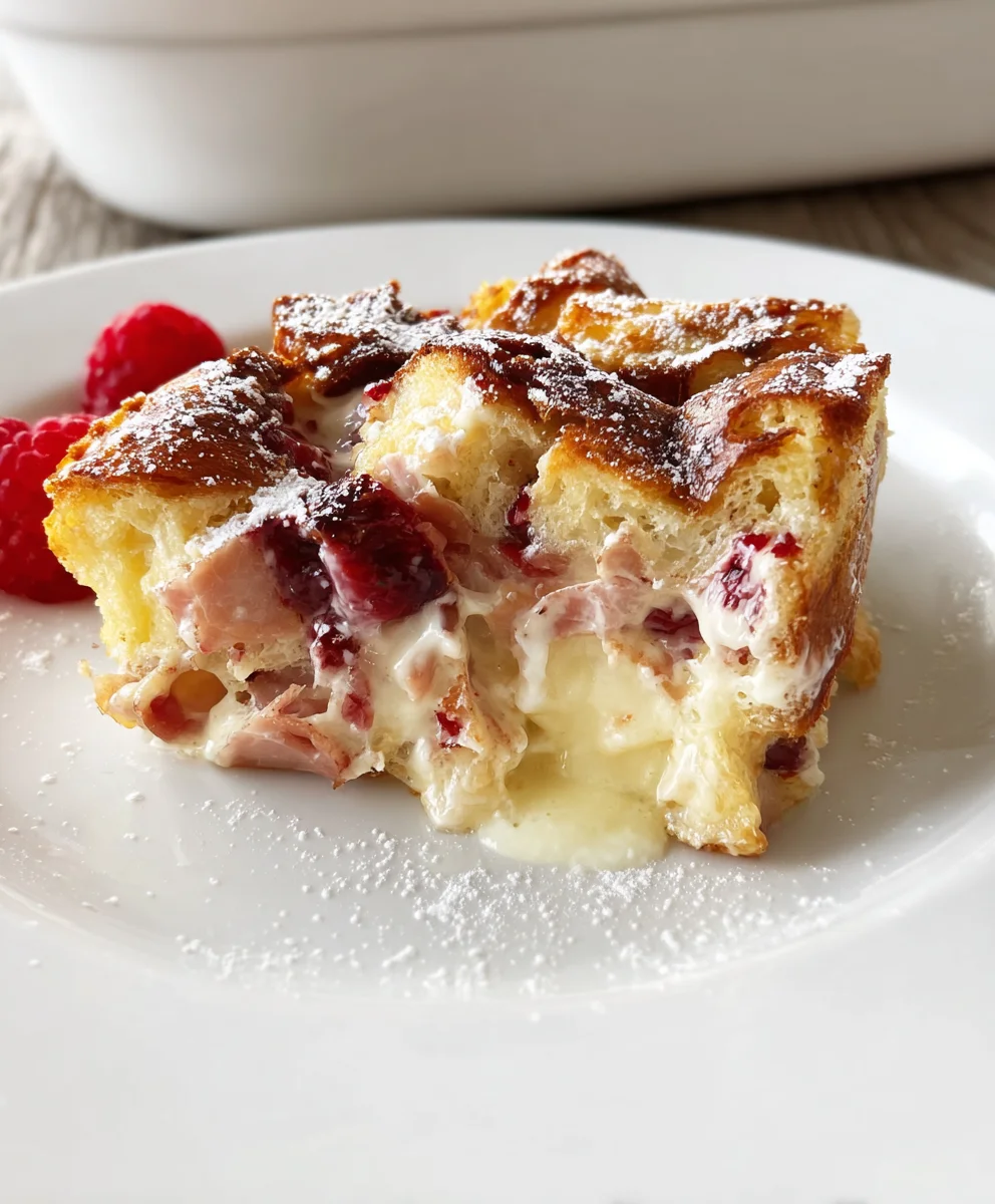 Monte Cristo Breakfast Casserole - Savory & Sweet Treat