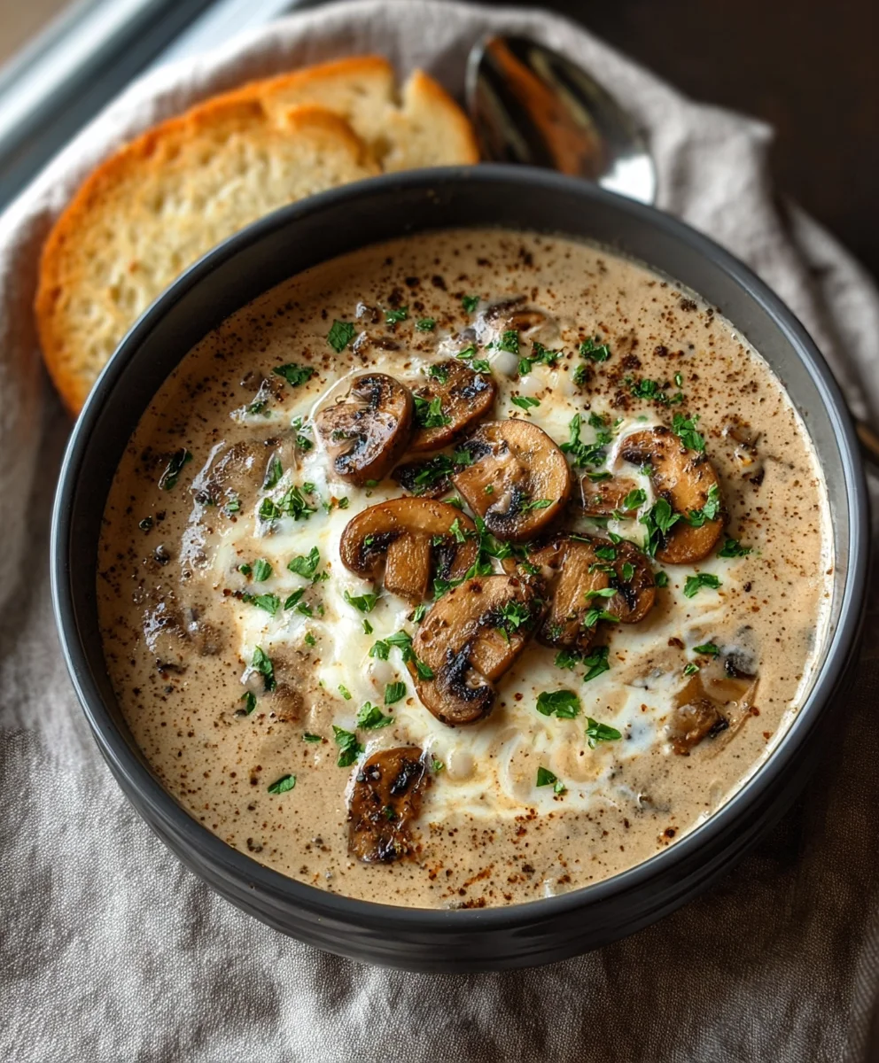 Creamy Mushroom Soup - Easy & Delicious Recipe