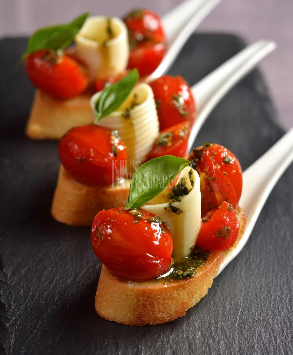Easy Caprese Finger Food Bites- Delicious Appetizer