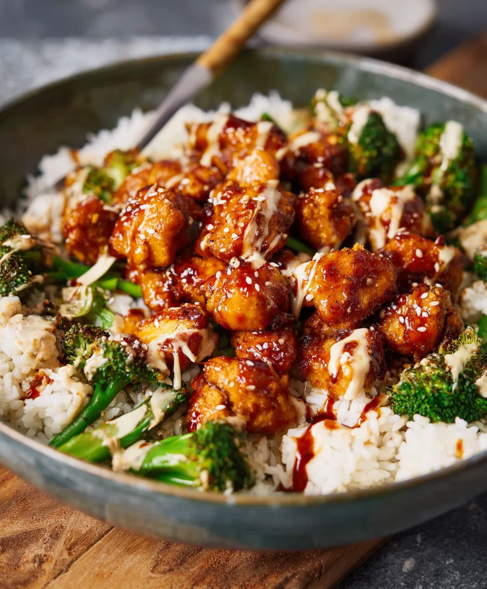 Easy Sticky Chicken Bowl Recipe - Flavorful Dinner