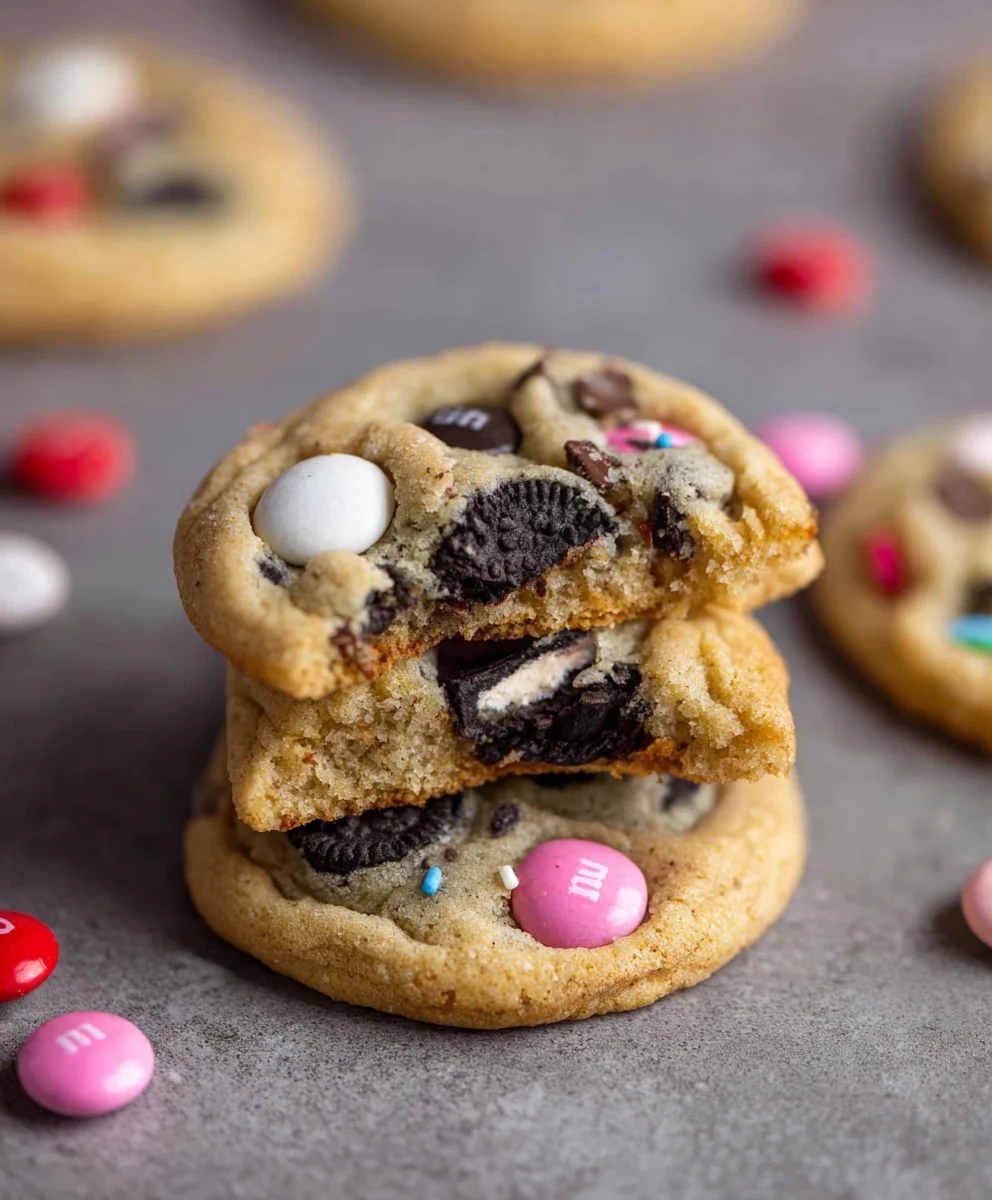 Vnon-alcoholic alentine's Day Non-Non-Non-Alcoholic Alternativeic Oreo M&m's Cookies