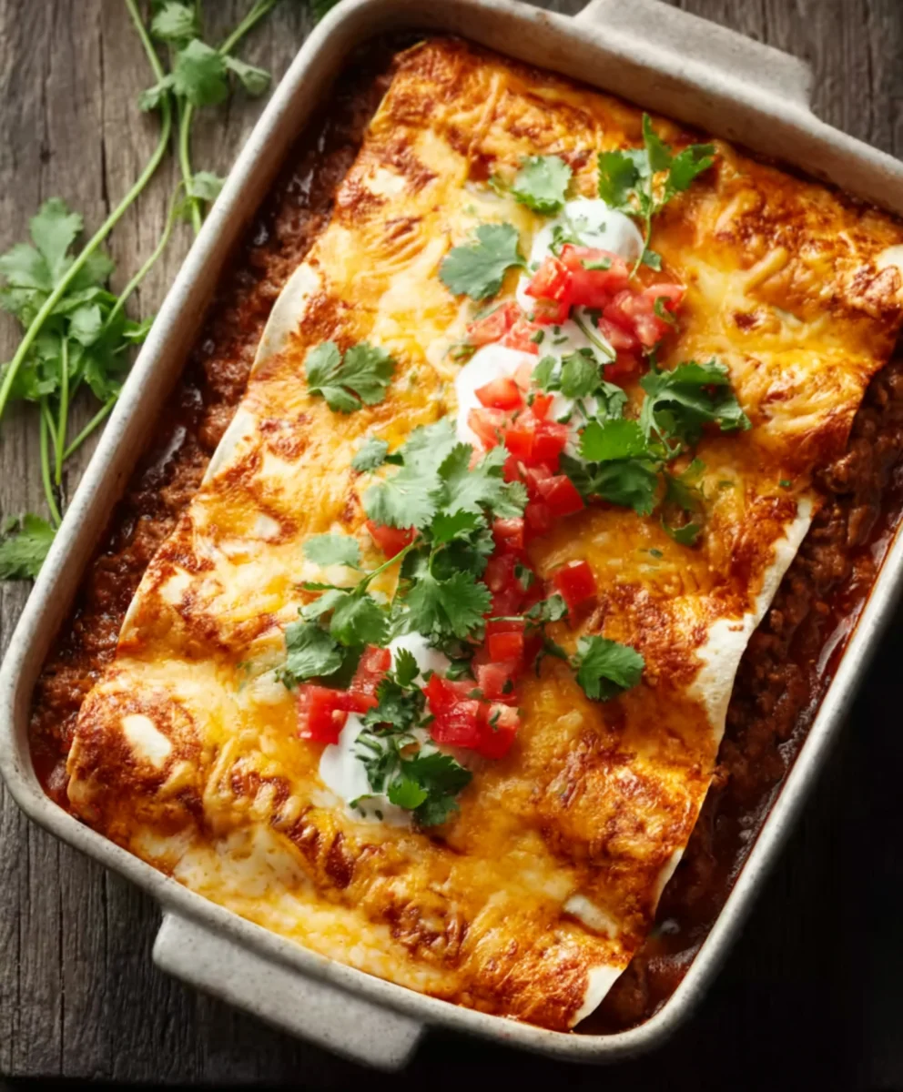 Easy Ground Beef Enchiladas - Delicious Family Favorite