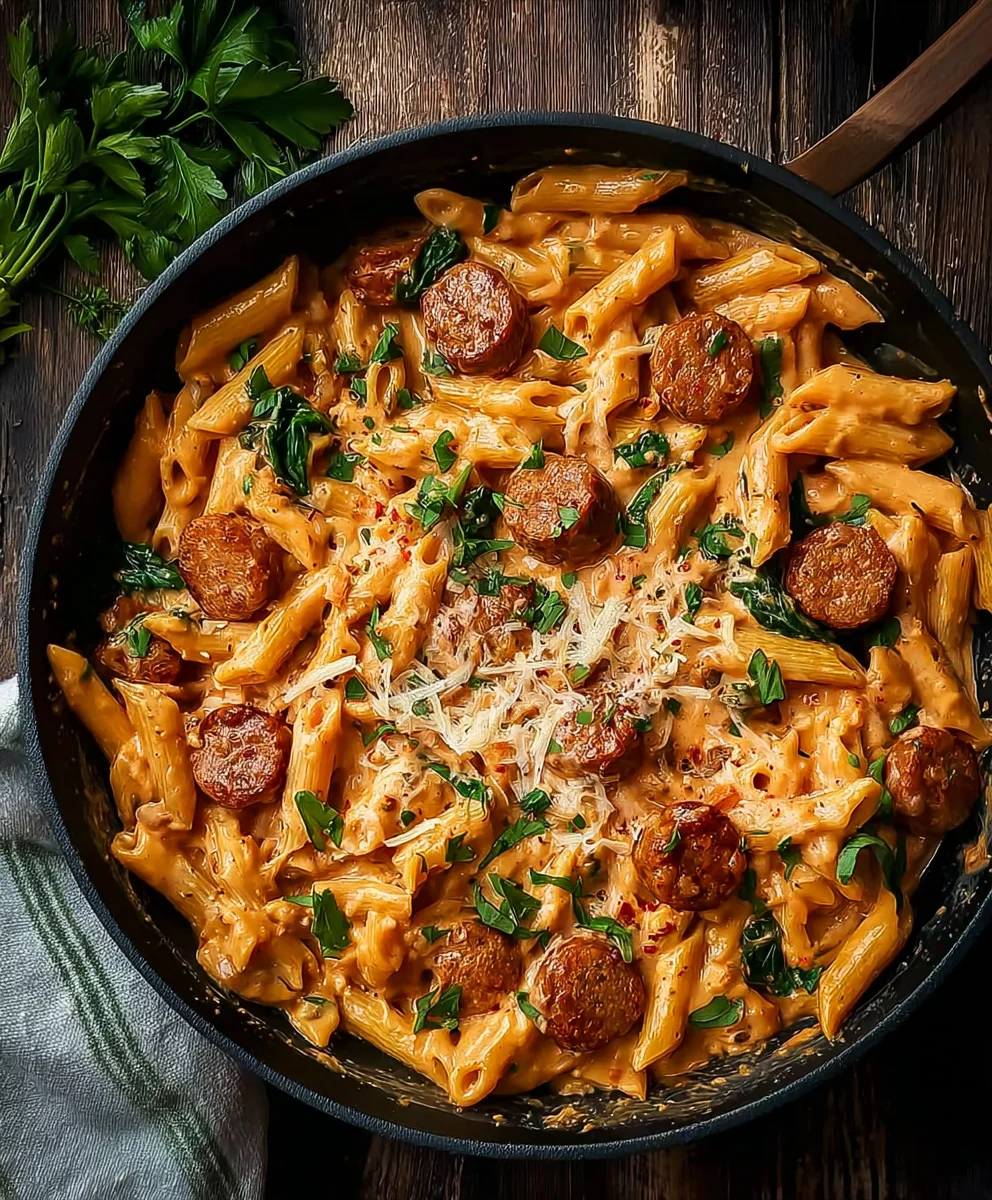 Creamy Cajun Beef Pasta - 30-Minute One Pot Meal