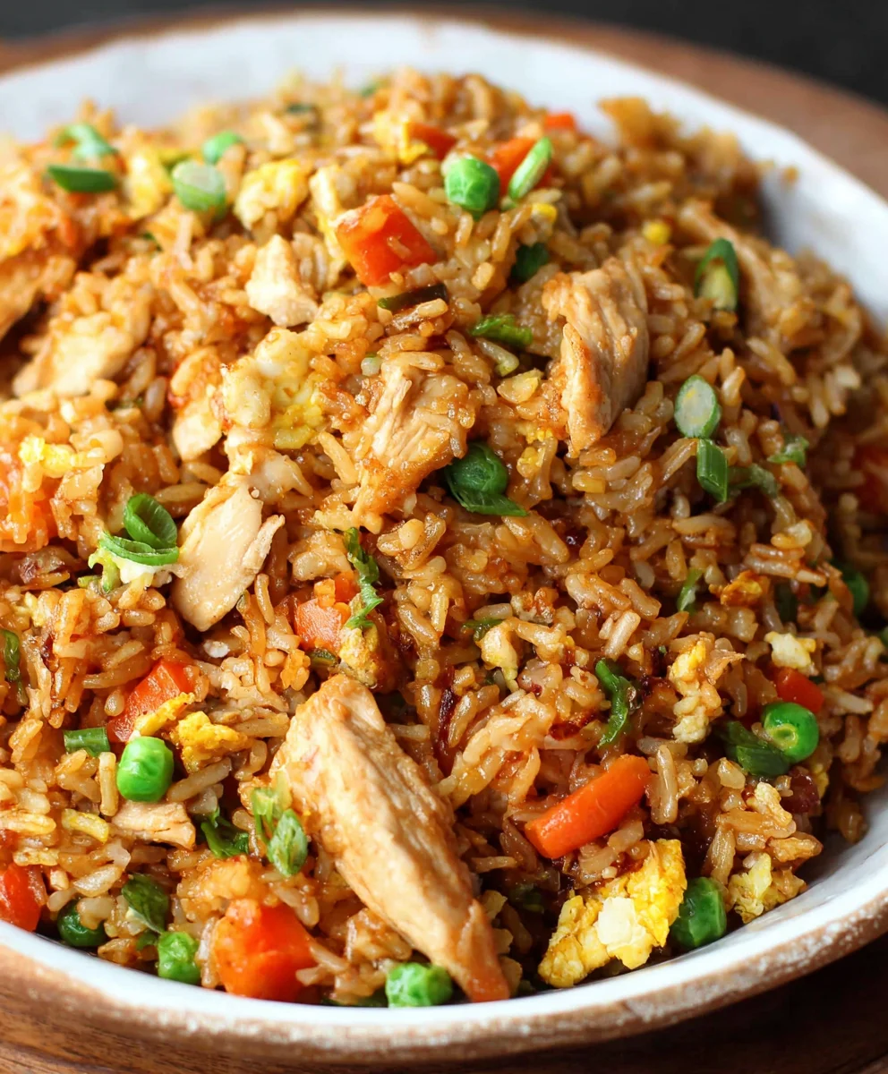 Easy Chicken Fried Rice Quick Recipe