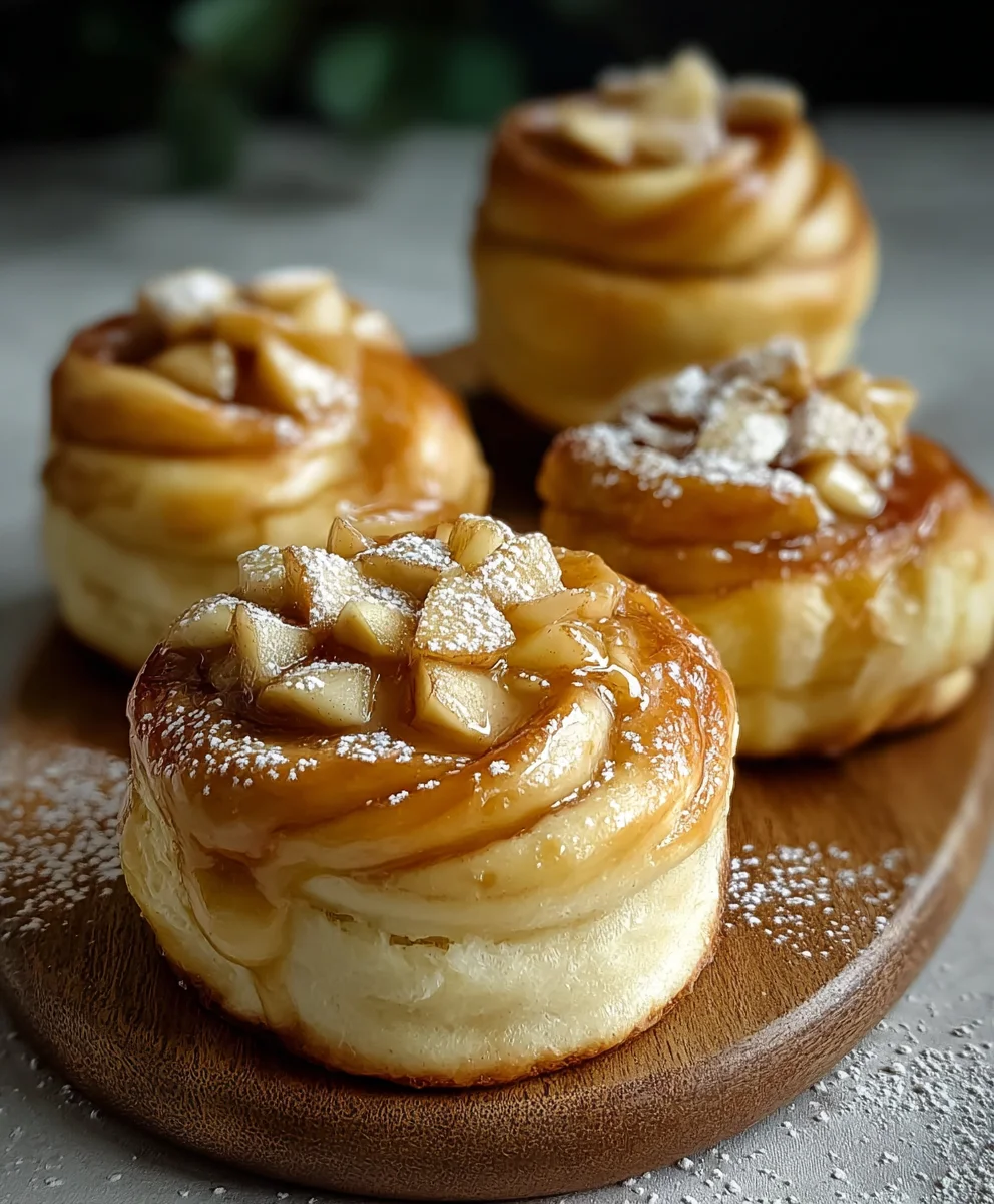 Apple Cream Cheese Buns-Sweet & Easy Recipe