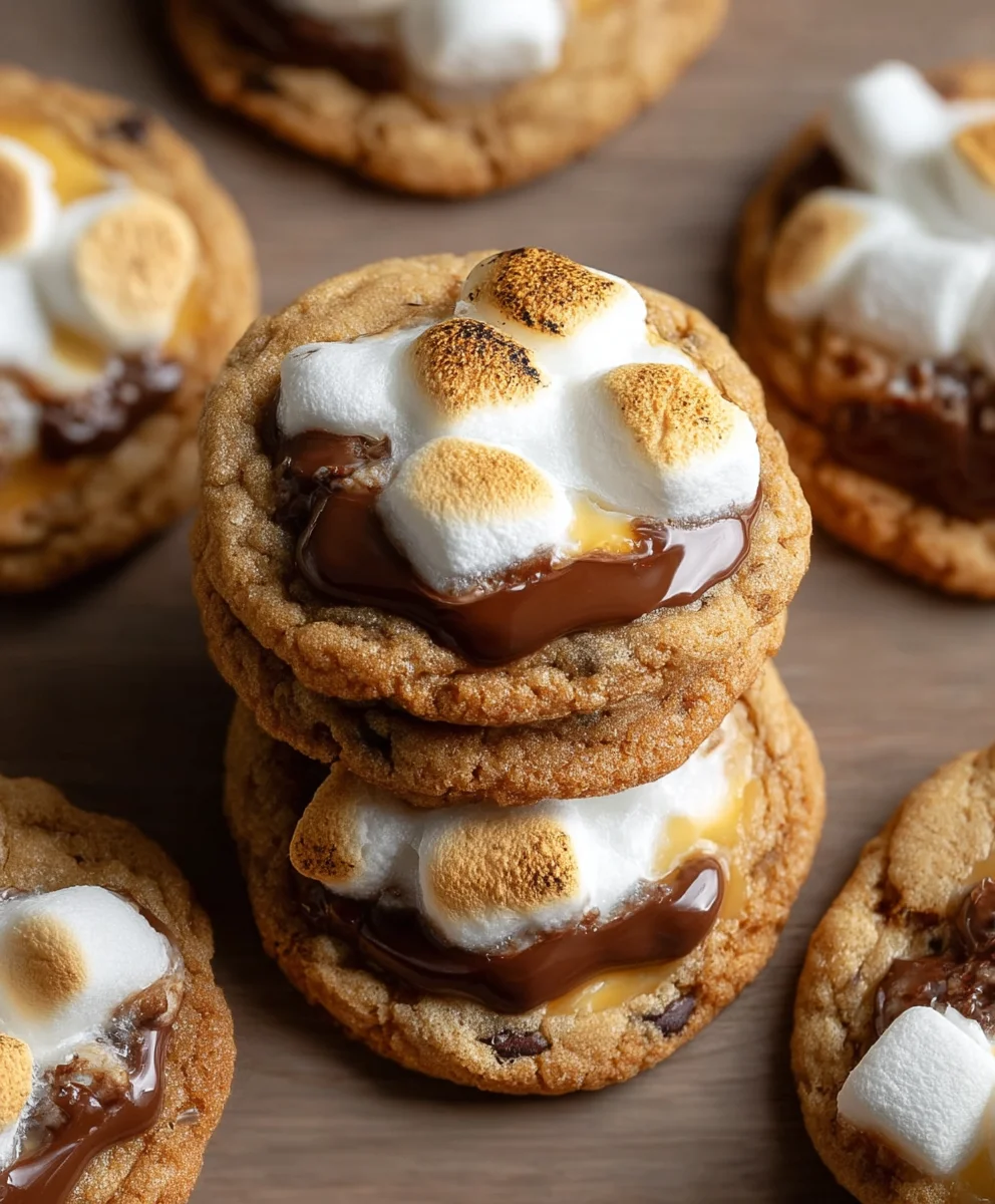 Gooey Smores Cookies - Melt-in-Your-Mouth Delights