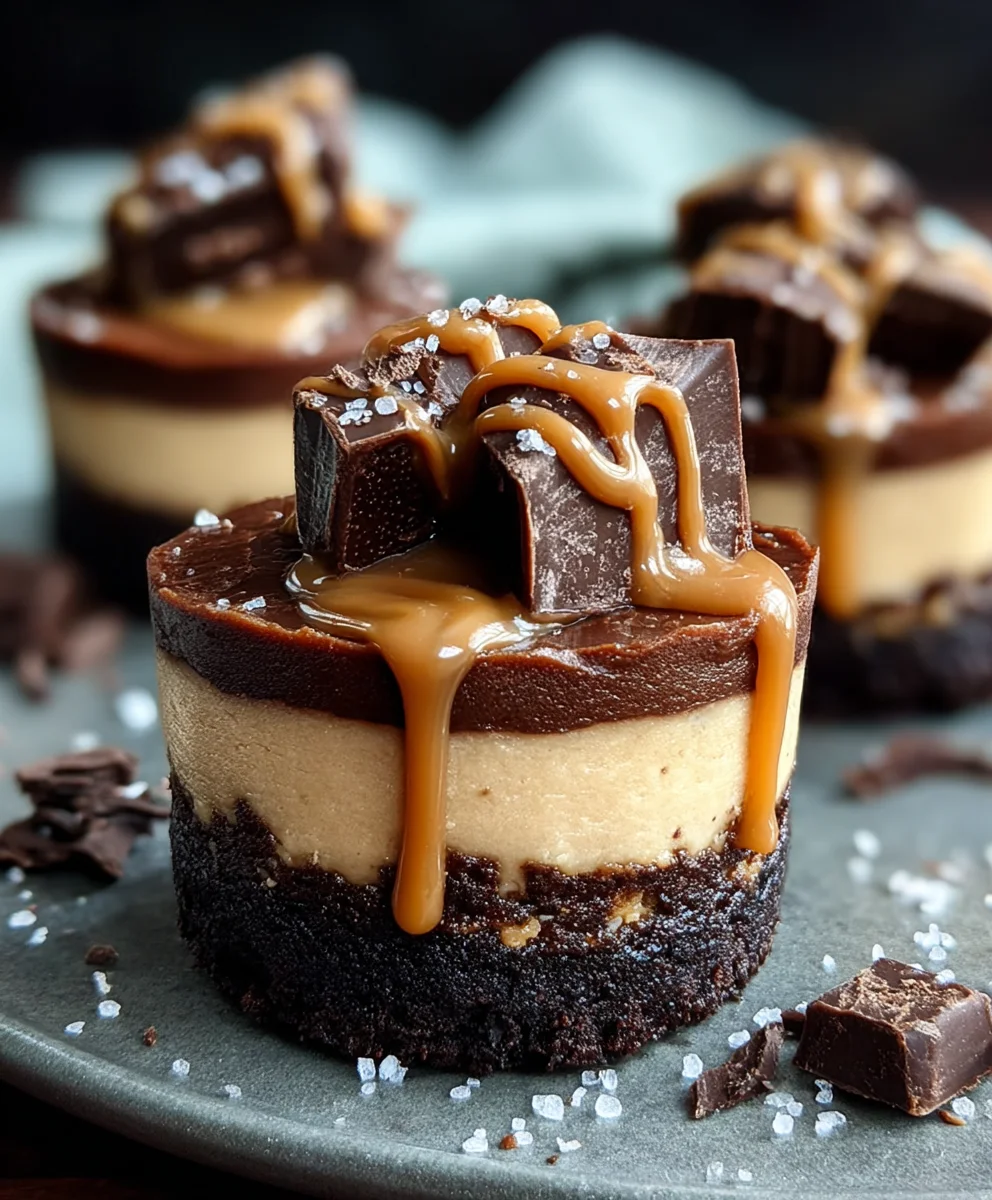 Raw Caramel Brownie Cheesecake Bliss