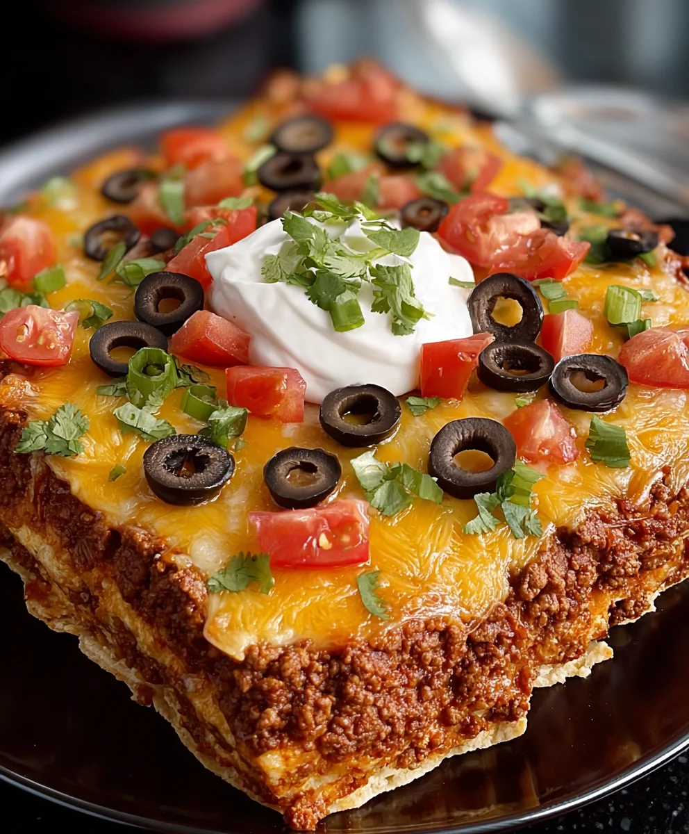 Easy Layered Taco Bake Recipe - Family Favorite Dinner