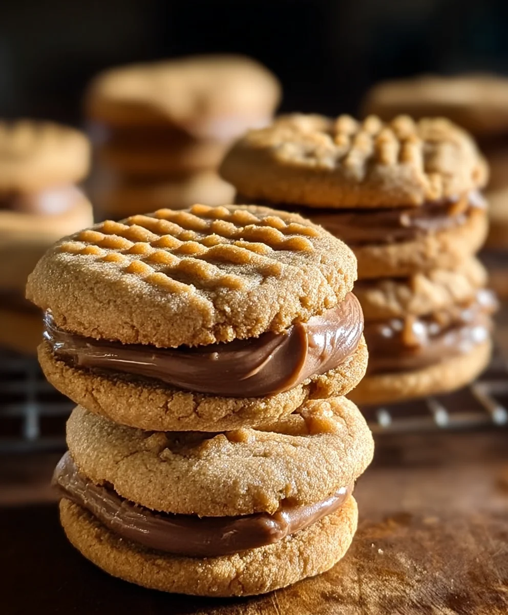 Peanut Butter Sandwich Cookies-Easy Recipe