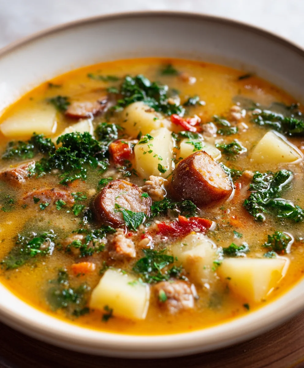 Hearty Beef Sausage Potato Soup Non-Non-Non-Alcoholic Alternativeic
