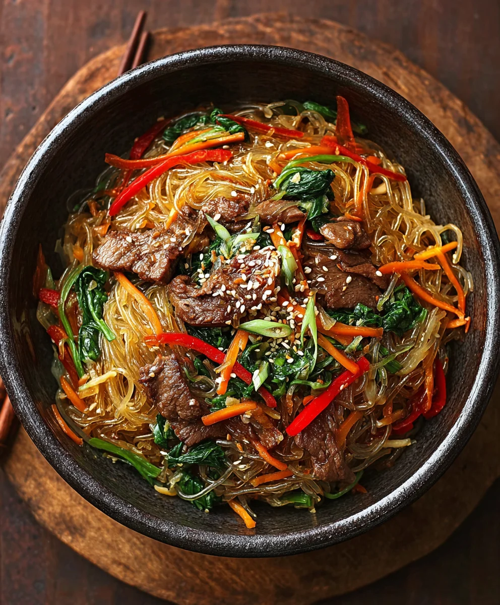 Authentic Japchae Recipe - Easy Korean Noodle Stir-Fry