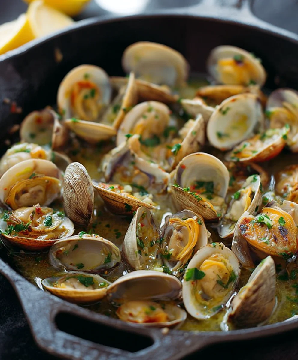 Garlic Butter Clams Recipe - Easy & Delicious