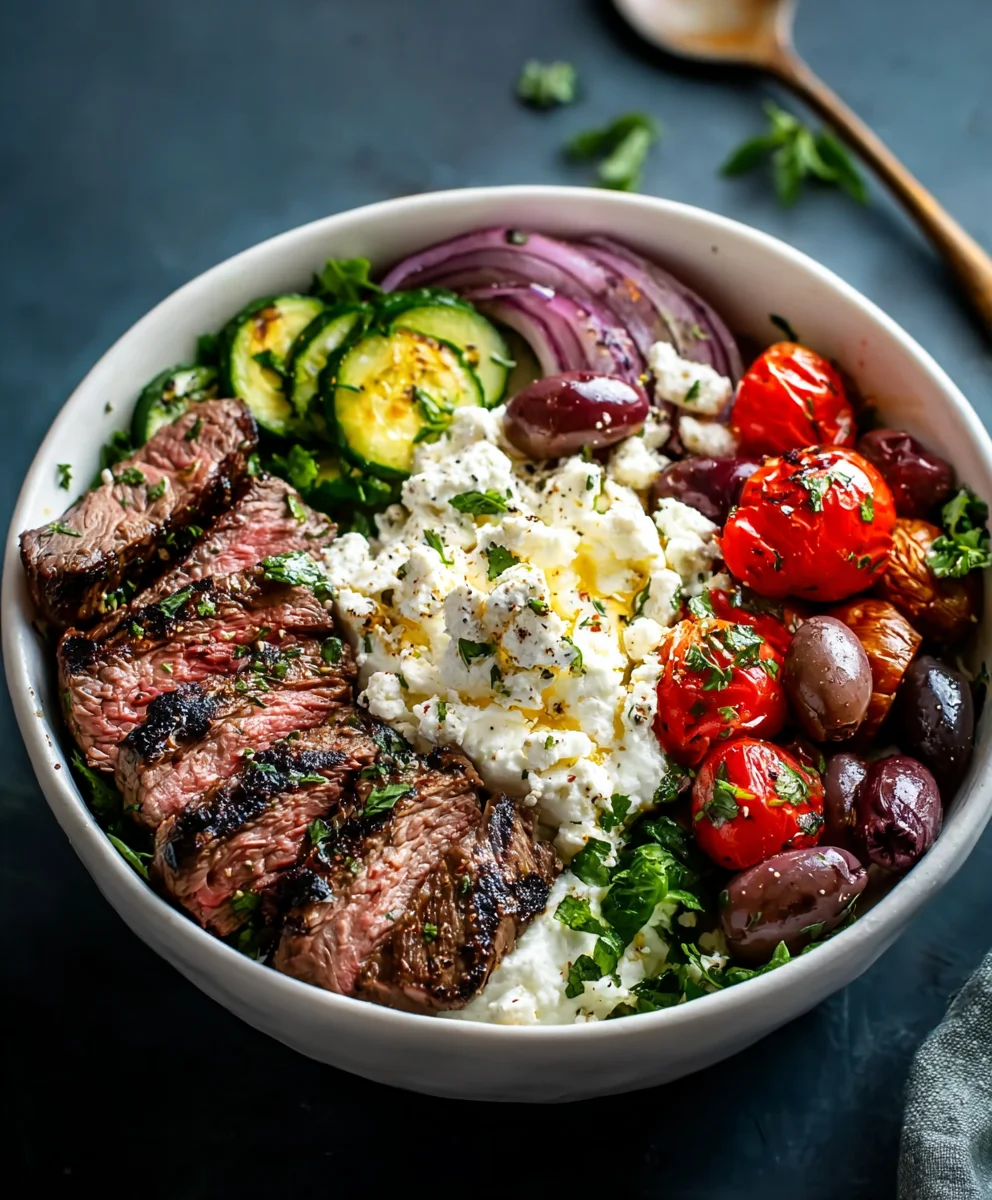 Mediterranean Beef Bowl Recipe- Flavorful & Easy