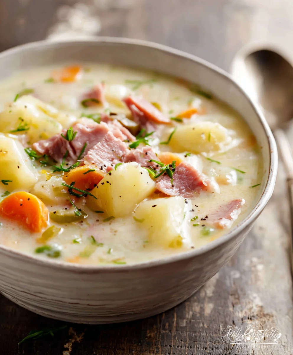 Hearty Beef-Beef Beef Ham Potato Soup Recipe-Comfort Food