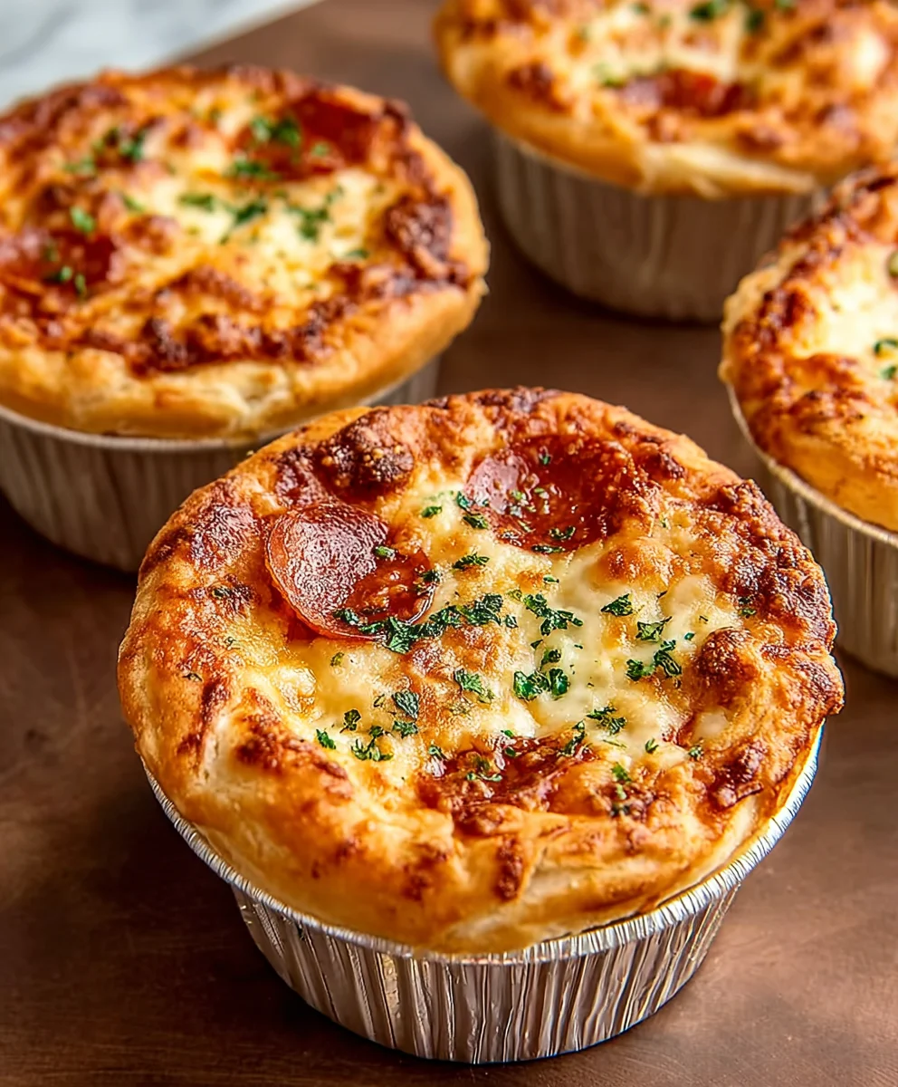 Mini Pizza Pot Pies- Easy Family Favorite
