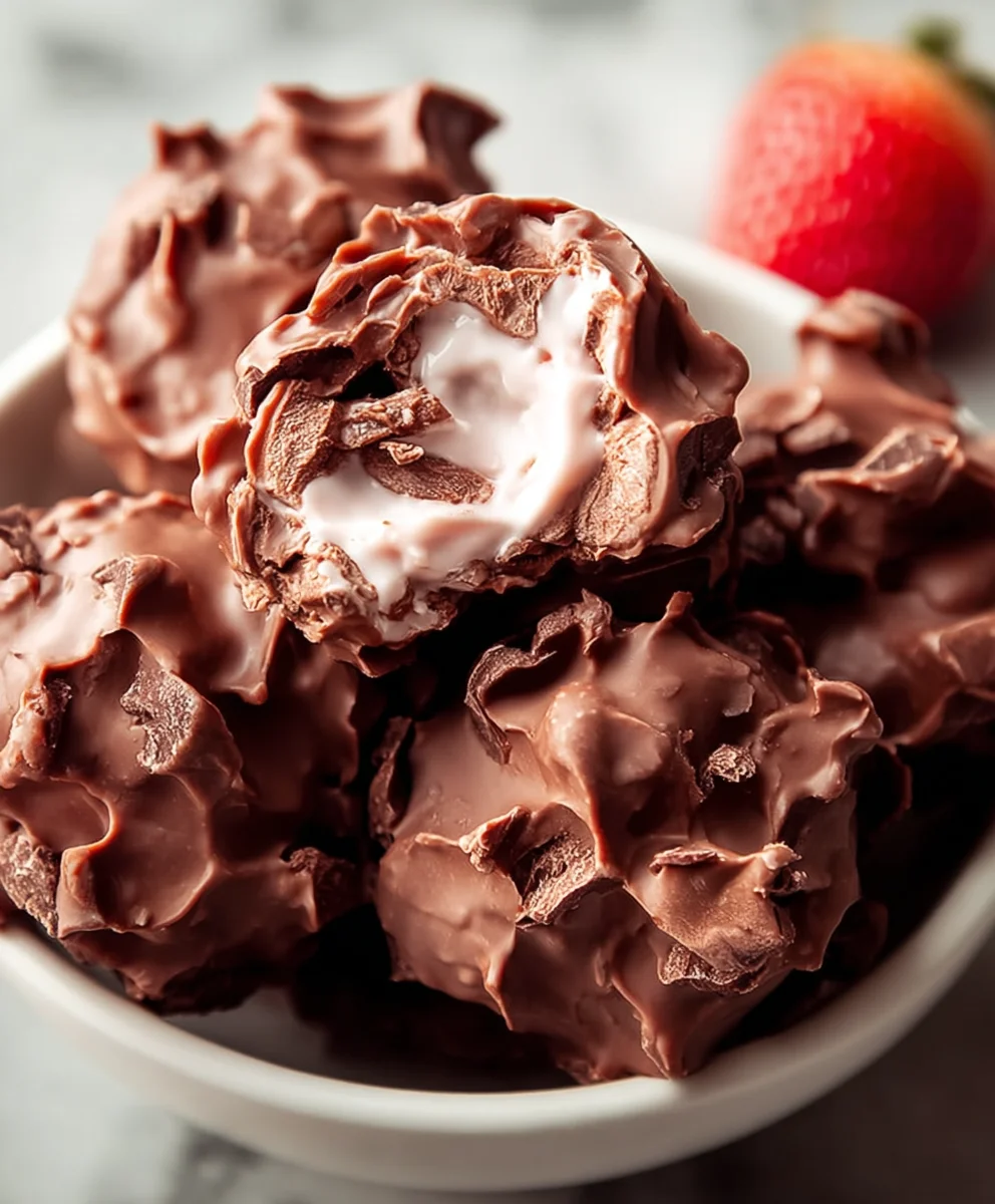 Easy Frozen Chocolate Yogurt Clusters Recipe