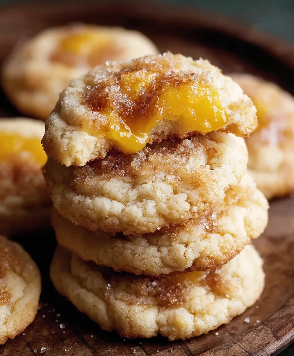 Easy Peach Cobbler Cookies - Delicious Dessert Bites