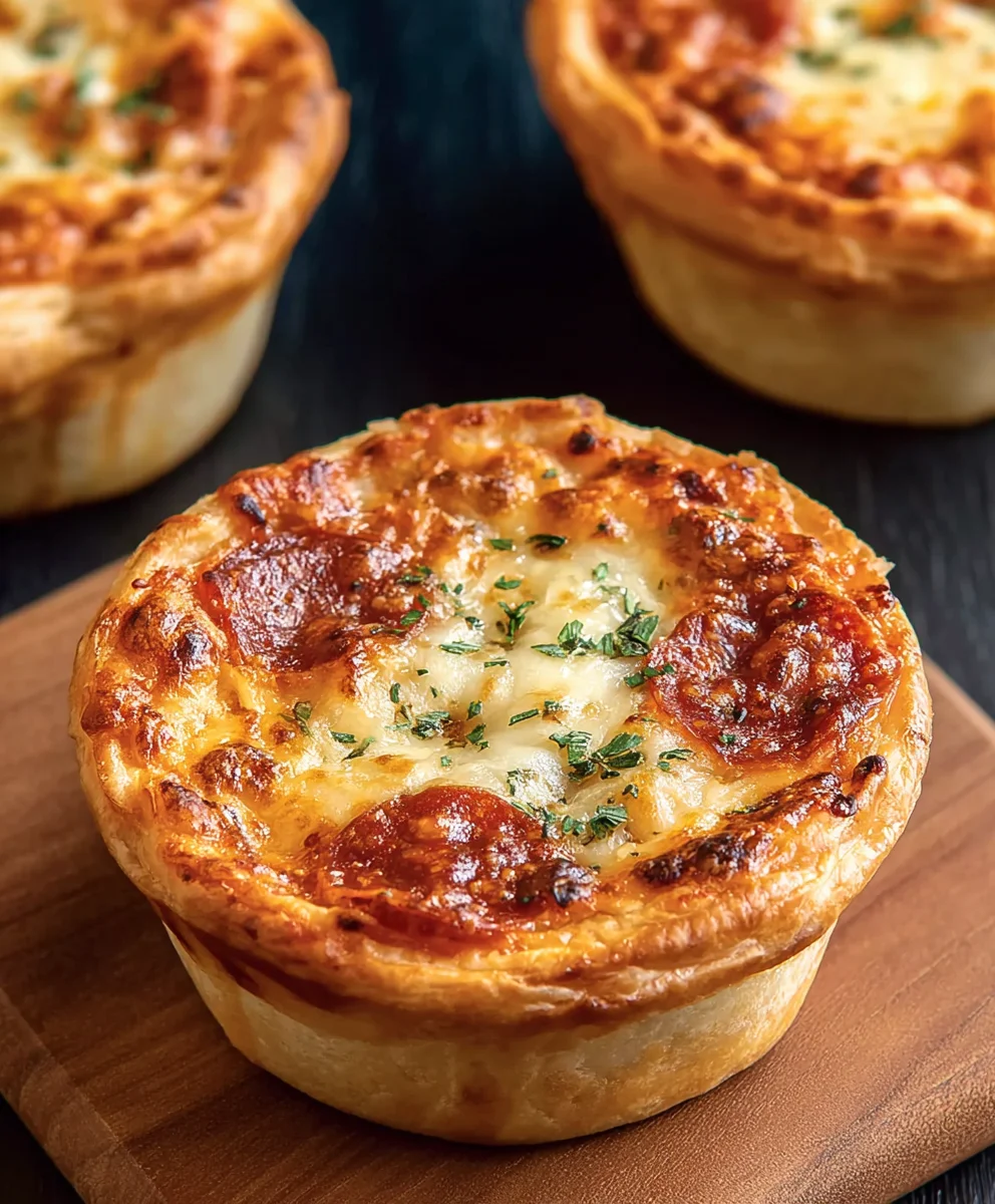Mini Pizza Pot Pies- Easy Family Favorite