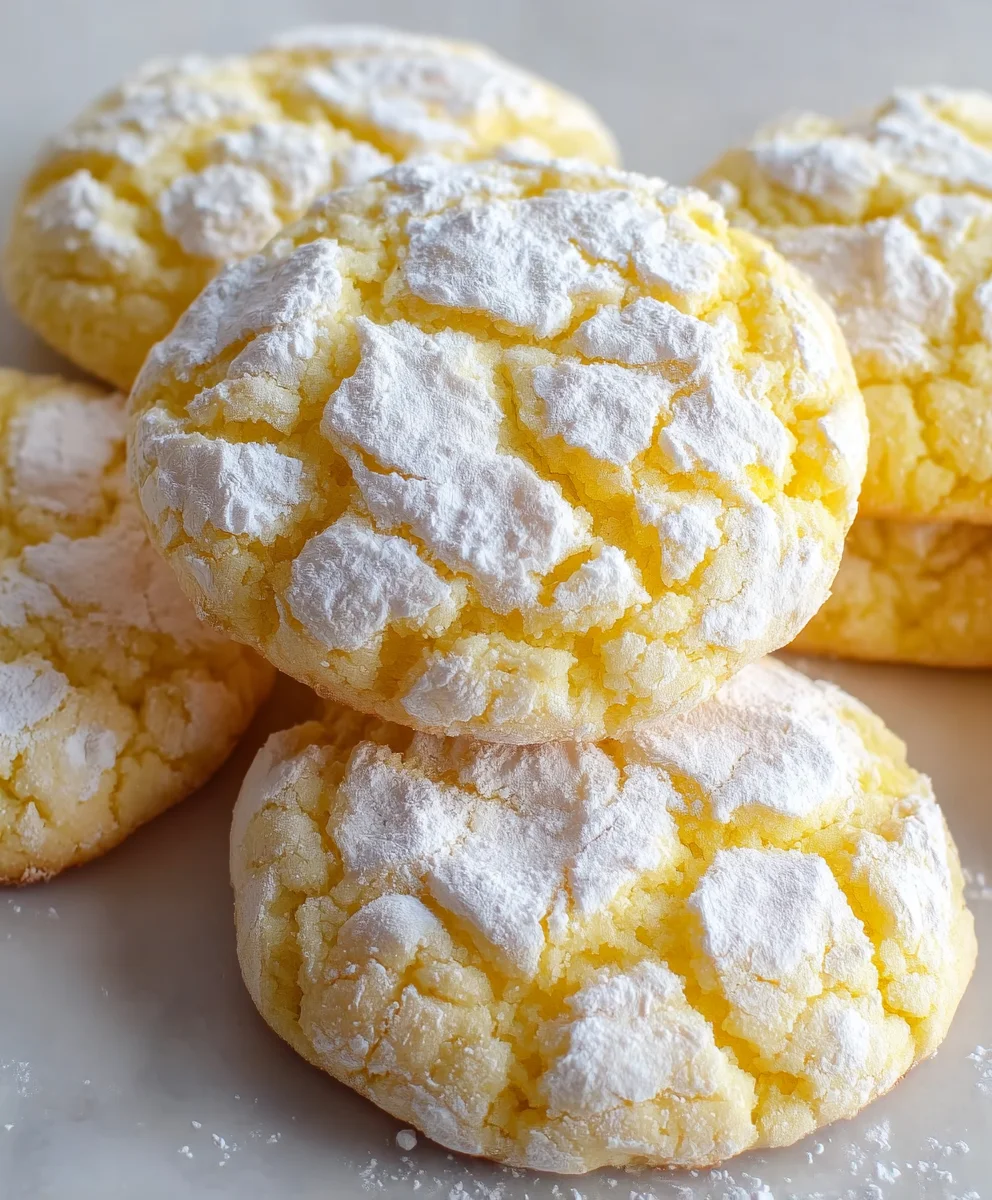 Lemon Crinkle Cookies-Easy Delightful Recipe