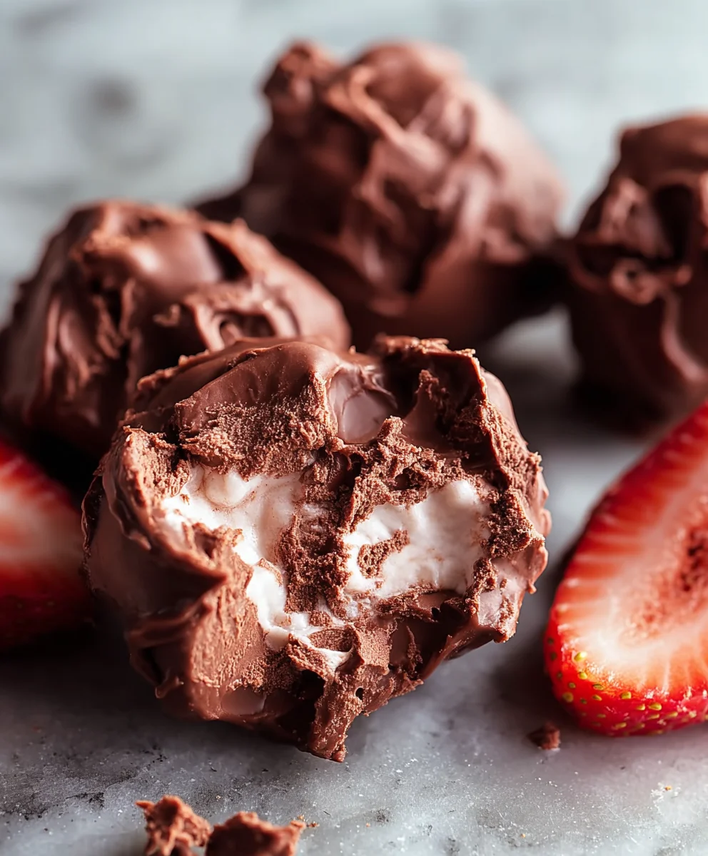Easy Frozen Chocolate Yogurt Clusters Recipe