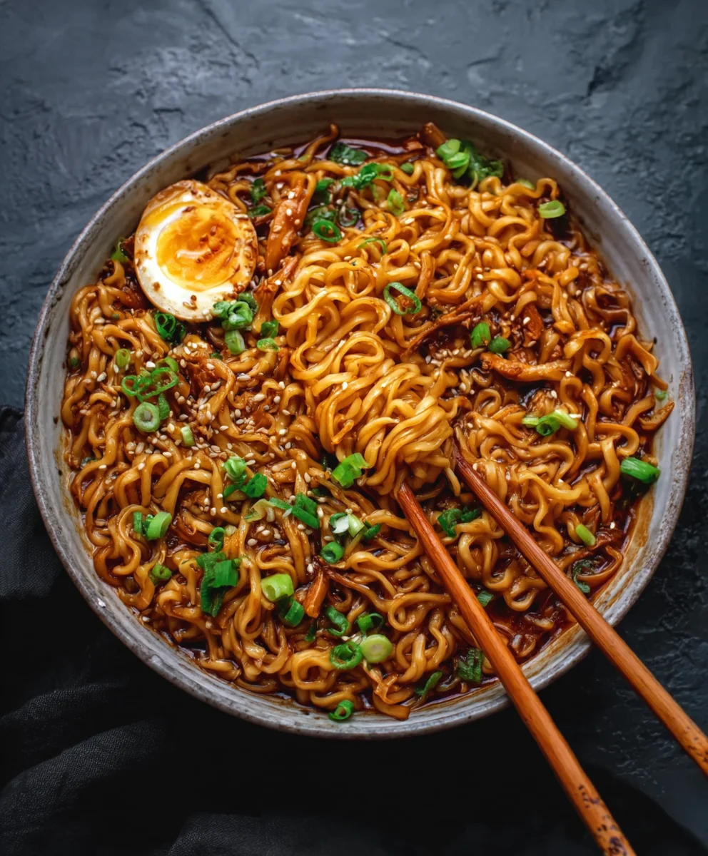 Easy Saucy Ramen Noodles - Quick & Flavorful Recipe