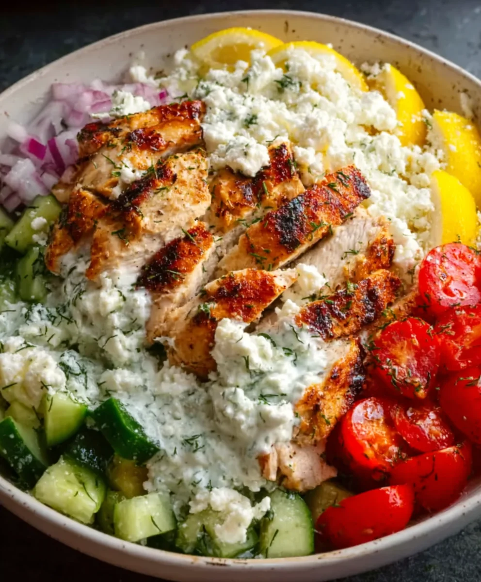 Easy Greek Chicken Bowls - Flavorful Mediterranean Meal