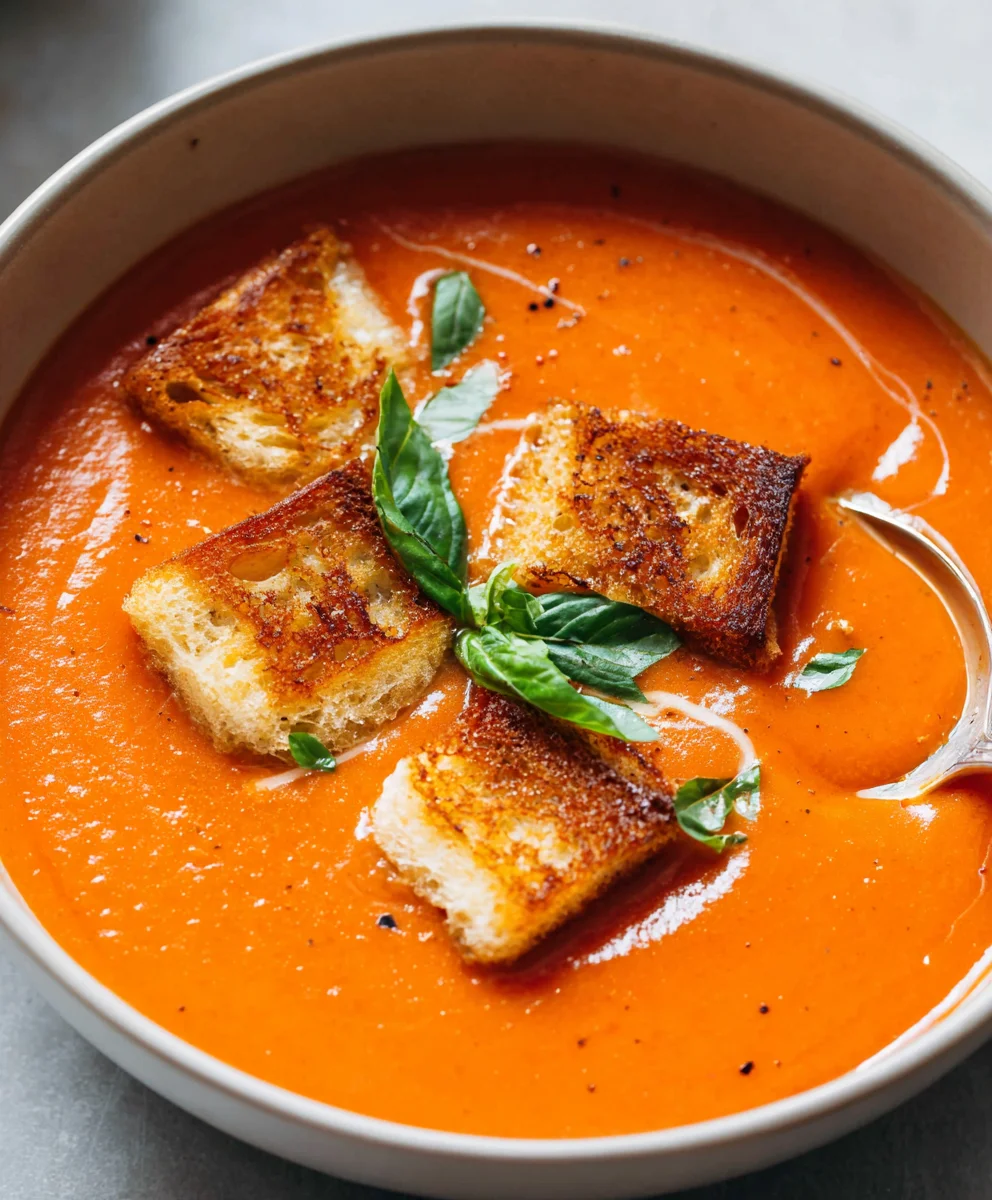 Easy Homemade Tomato Soup Recipe - Best Flavor
