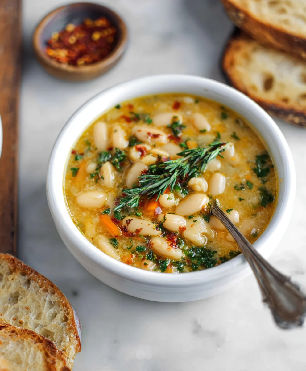 Tuscan White Bean Soup - Hearty & Healthy Recipe