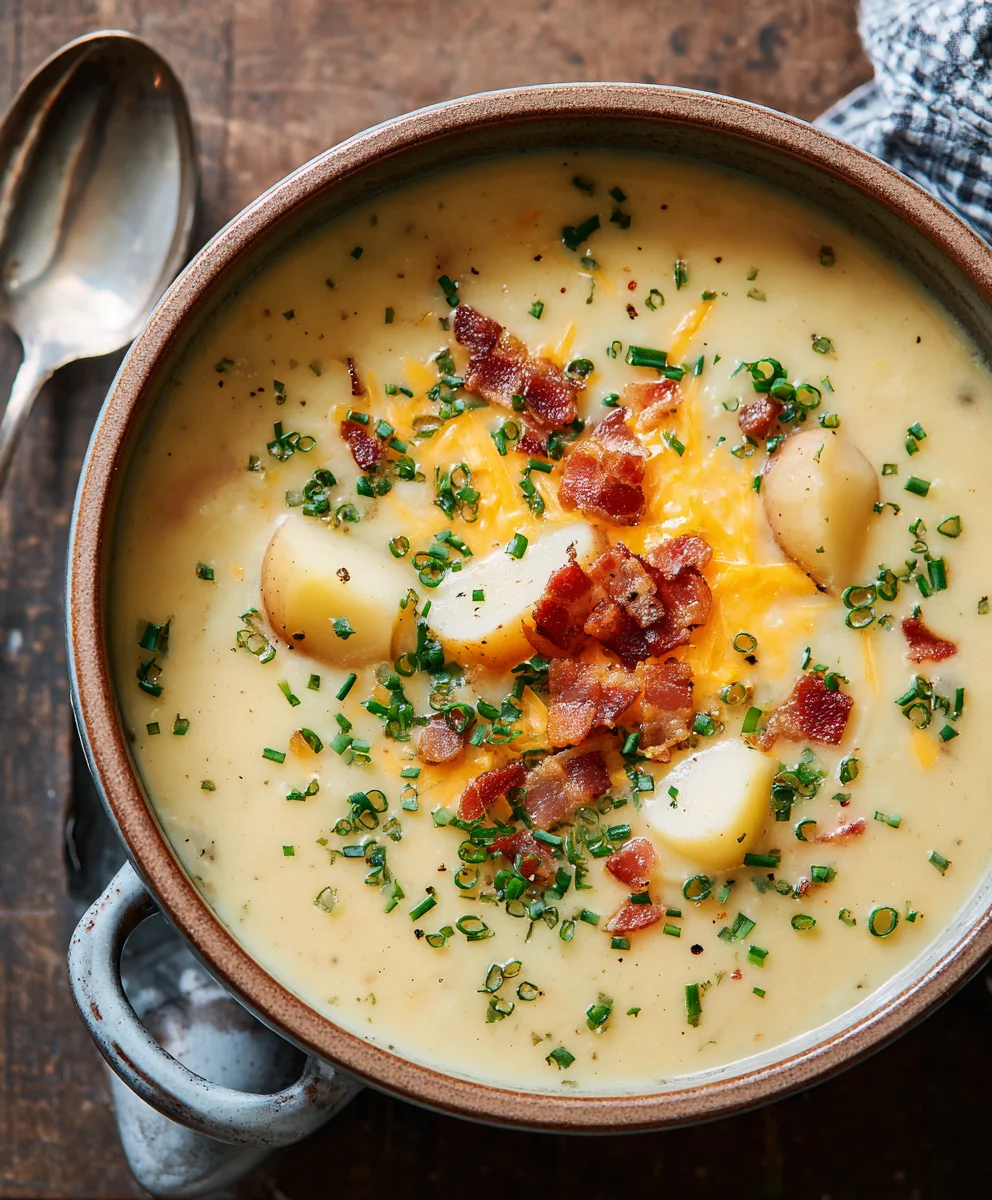 Outback Potato Soup - Easy Creamy Beef Recipe