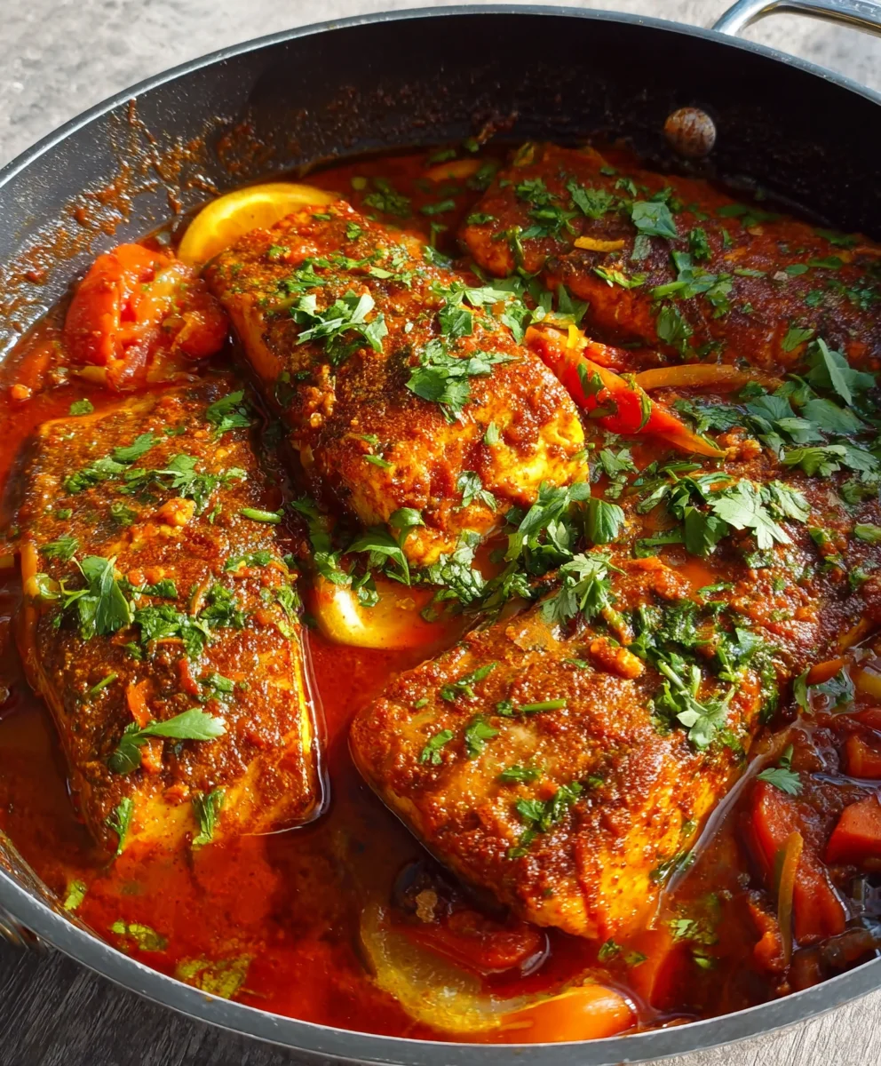 Spicy Moroccan Fish-Rich Sauce Recipe-Flavorful