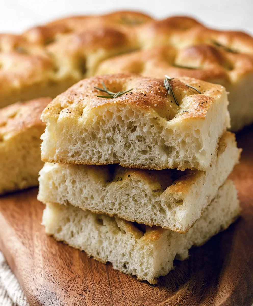 Easy No-Knead Focaccia Bread Recipe