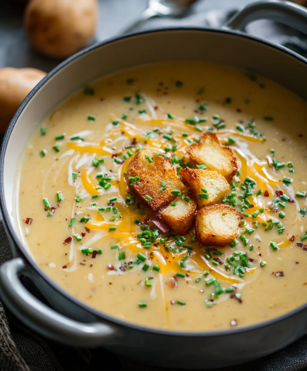 Outback Potato Soup - Easy Creamy Beef Recipe