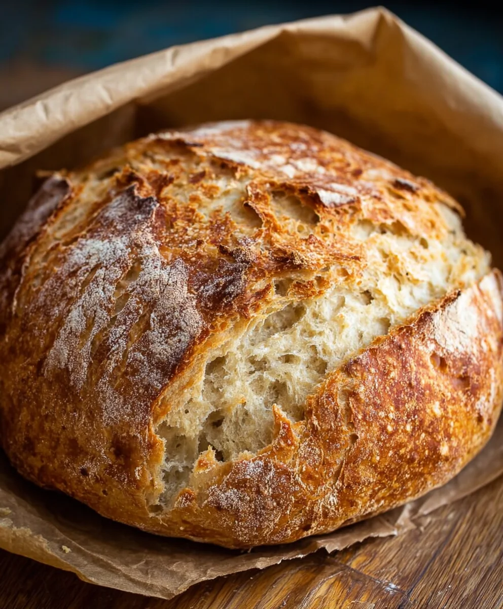 Quick Easy No-Knead Bread Recipe