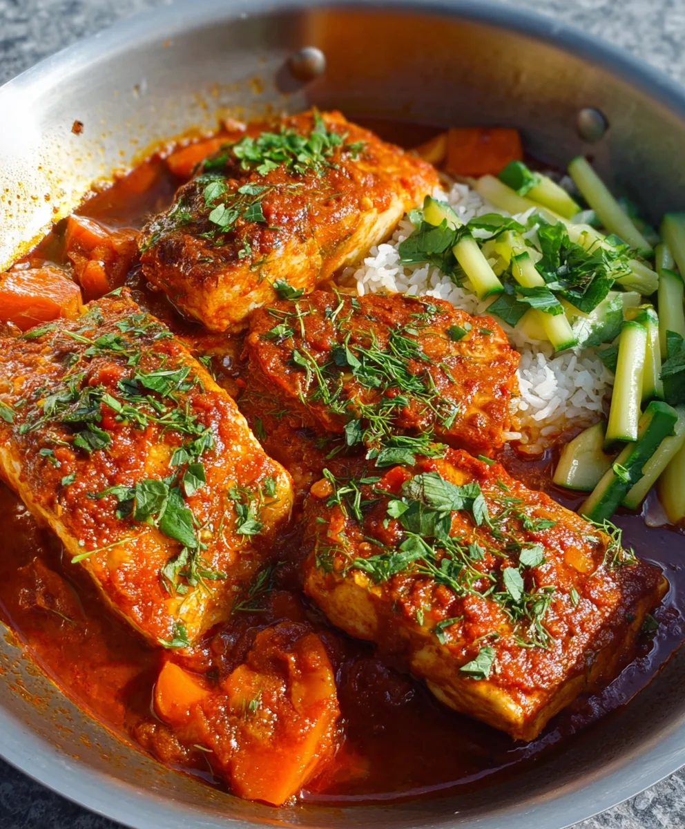 Spicy Moroccan Fish-Rich Sauce Recipe-Flavorful