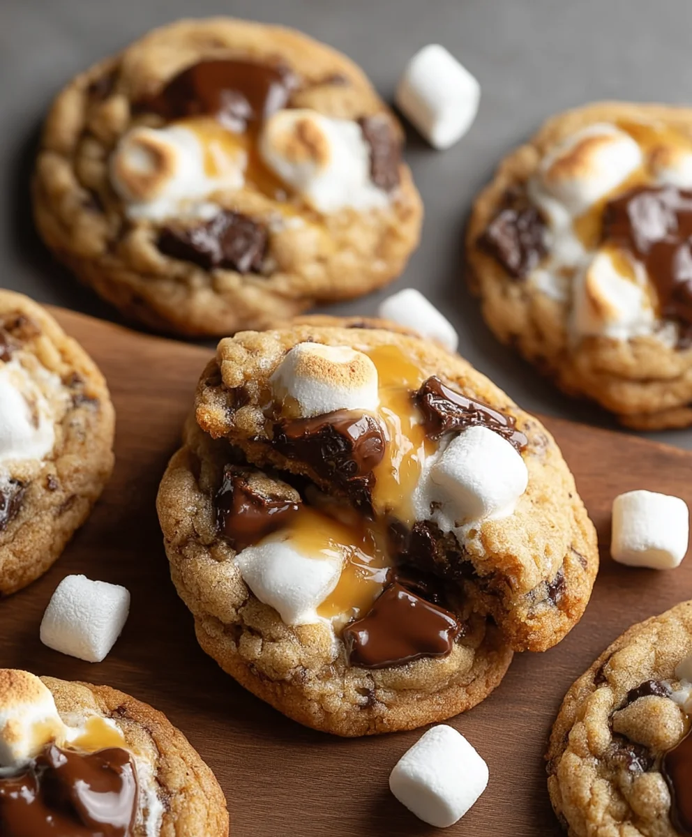 Gooey Smores Cookies - Melt-in-Your-Mouth Delights