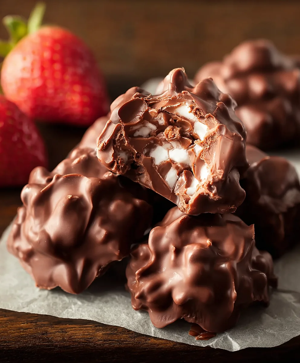 Easy Frozen Chocolate Yogurt Clusters Recipe