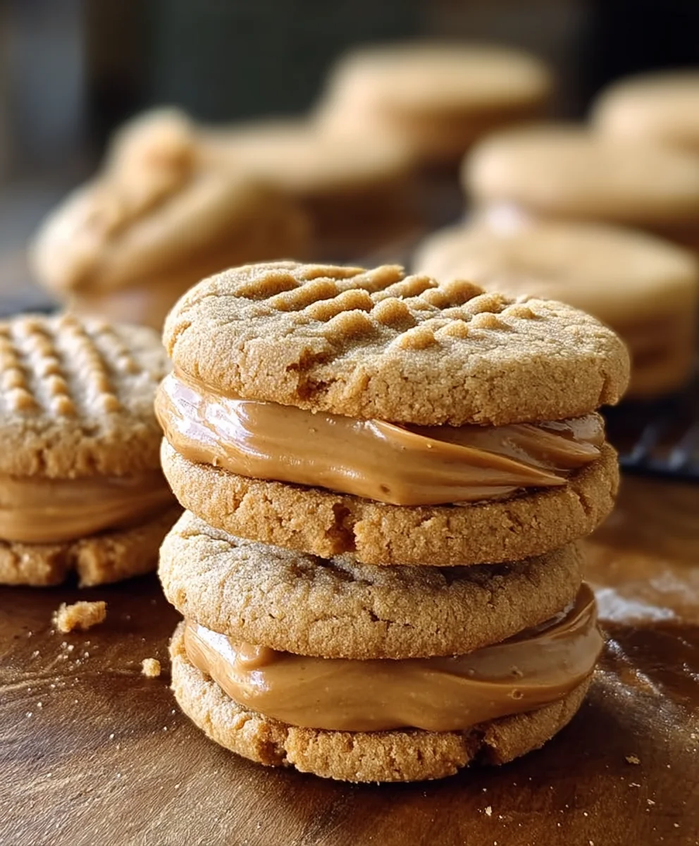 Peanut Butter Sandwich Cookies-Easy Recipe