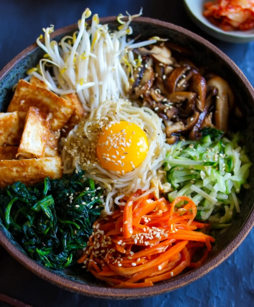 Easy Vegan Bibimbap Recipe- Delicious Plant-Based Bowl