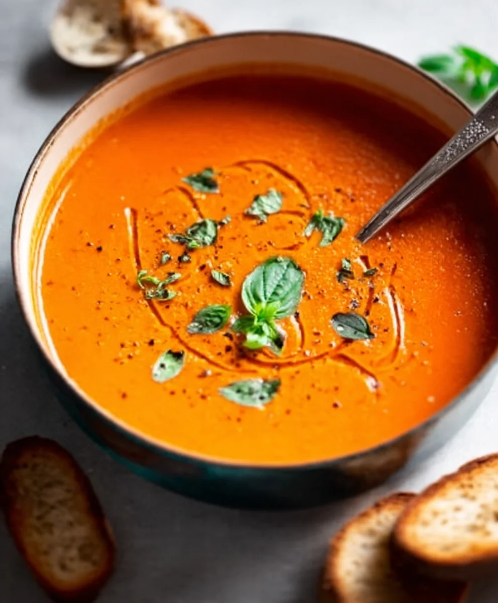 Creamy Tomato Soup - Cozy Winter Comfort Food