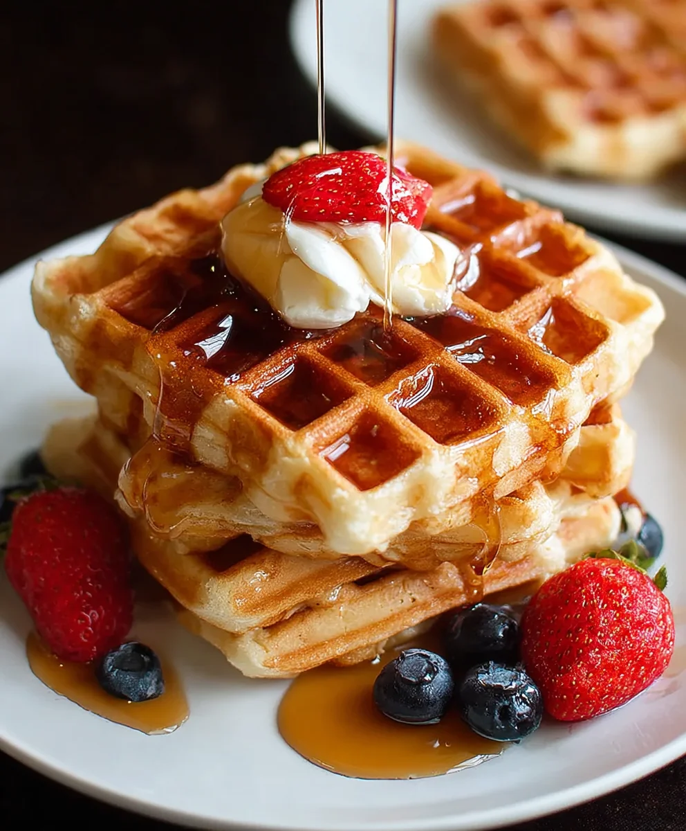 High Protein Waffles-Healthy Breakfast Power Boost