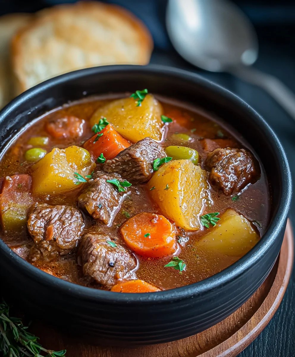 Hearty Homemade Beef Stew Recipe - Comfort Food Classic