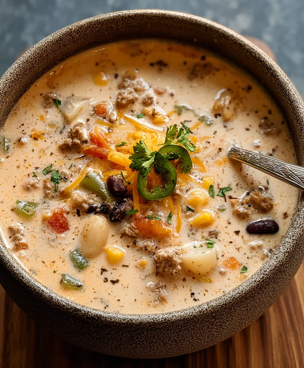Creamy Beef Cowboy Soup - Easy Weeknight Comfort